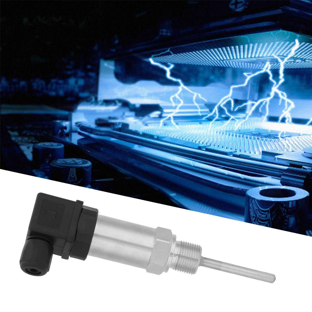 Pt100 Temperature Transducer, 4-20MA Industrial Temperature Sensor Temperature Transmitter Shockproof and Temperature Resistant for Industrial