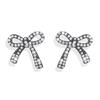 S925 Exquisite Full Diamond Cross Earrings - Simple, Luxurious Silver Needle for Women