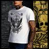 Russian Prison Tattoo T-shirt Mafia Gangster Mobster Criminal Skull Dagger Tee