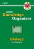 The GCSE Biology Edexcel Knowledge Organiser Book