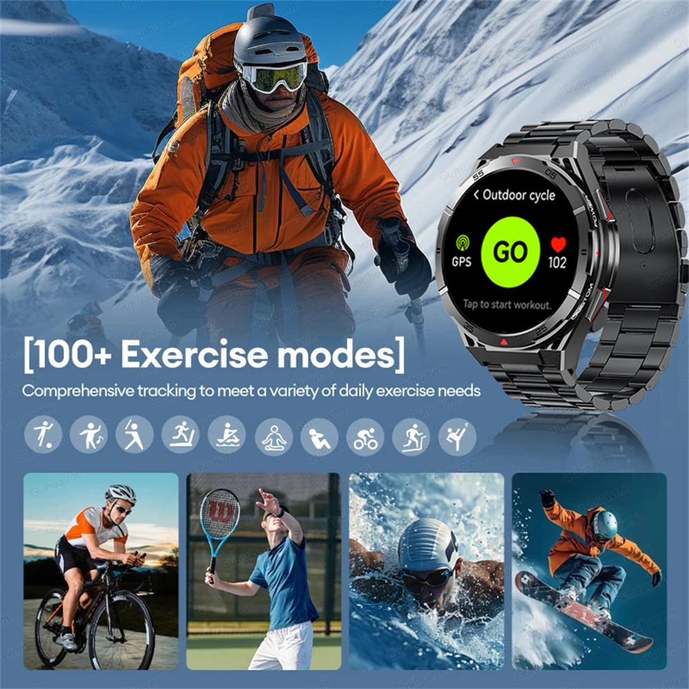 Стильные и прочные умные часы с GPS-трекингом и Bluetooth-звонками