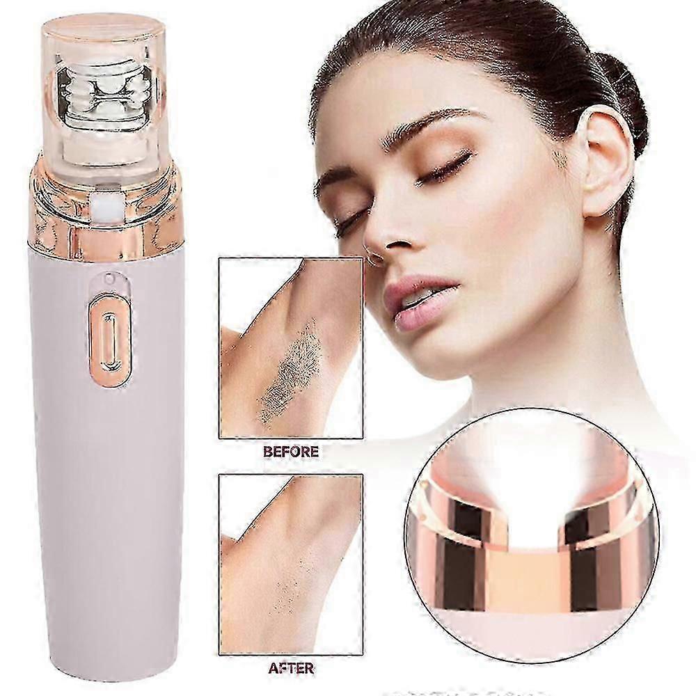 Women’s Rechargeable Painless Facial Hair Epilator Electric Eyebrow Lip Hair Trimmer Gentle Removal