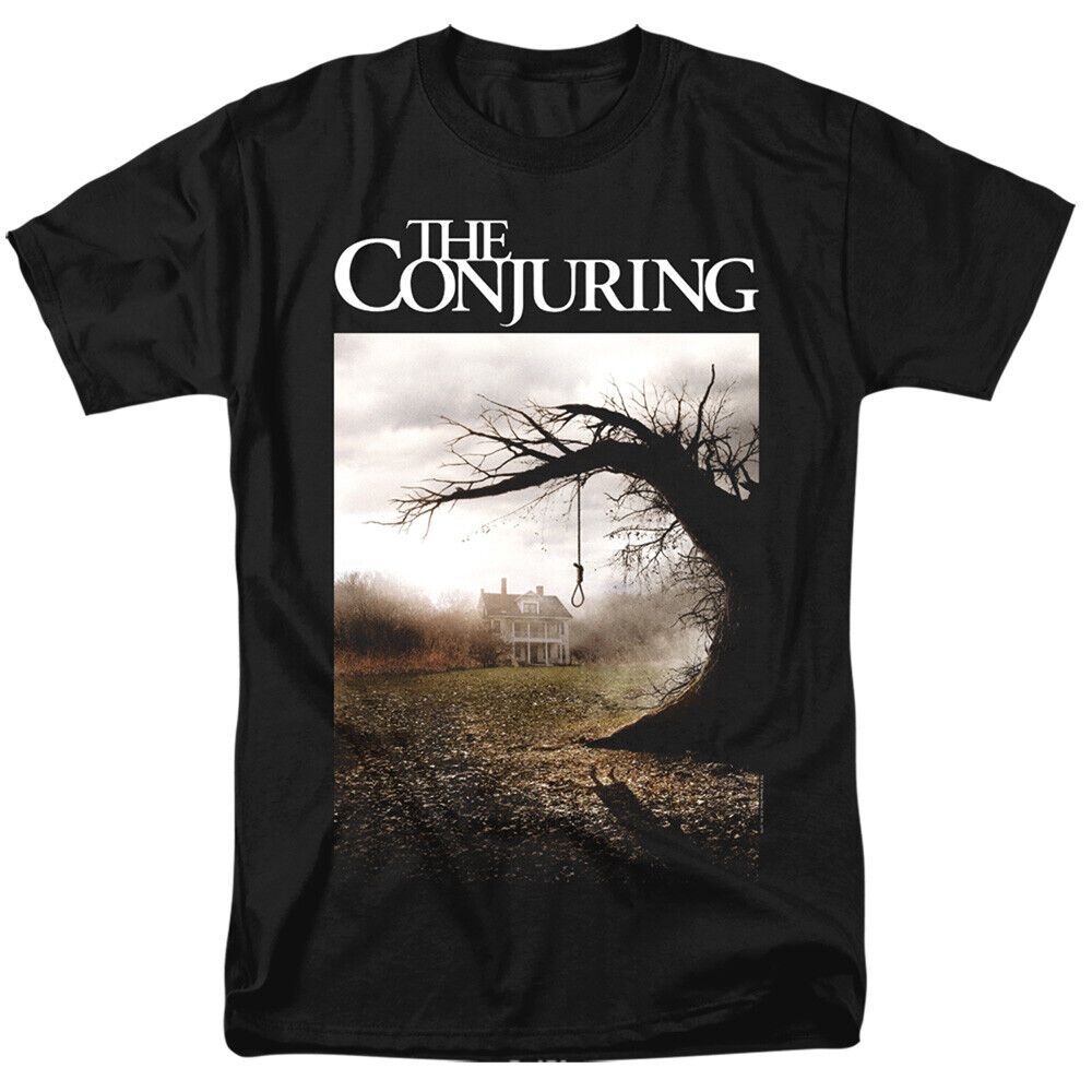 Unisex shirt Cotton Oversize Large Size New The Conjuring Poster Adult T-Shirt Fashion