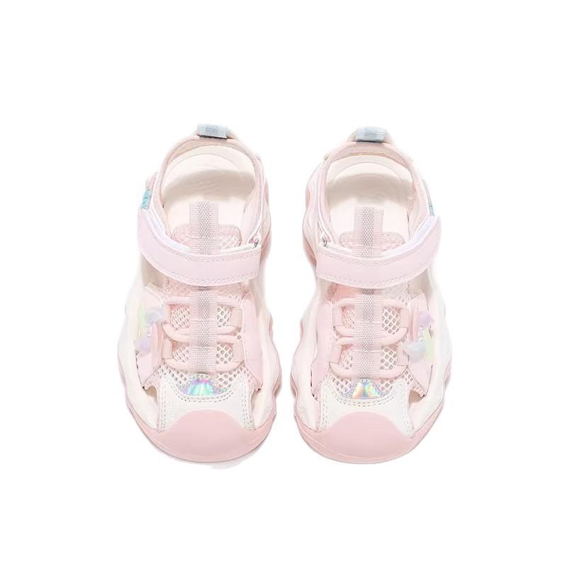 Girls' fashion versatile casual shoes summer new children's princess back stream sports shoes girls bag head sandals