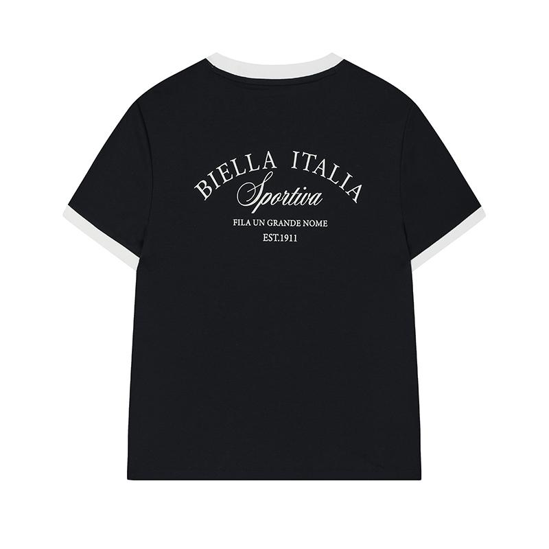 New FILA ORIGINALE T Shirts Women's Jet Black F11W529112F-BK