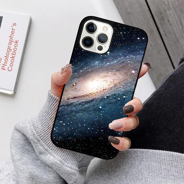Чехол для телефона 'Звездное Космическое Лунное Ночное Небо' Для iPhone 17 Air 16 15 14 13 12 11 Pro Max Plus Max Защитный Корпус