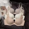 Women's Bra Thin Lightly Seamless Women's Push Up Bra Under Wireless Plunge Comfortable Bras