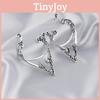 Летний Ангел Стильные Клипсы на Уши Крылья Элегантные Геометрические Серьги Женские Для