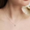 [Hei][Sv925]White Dandelion Pendant Necklace