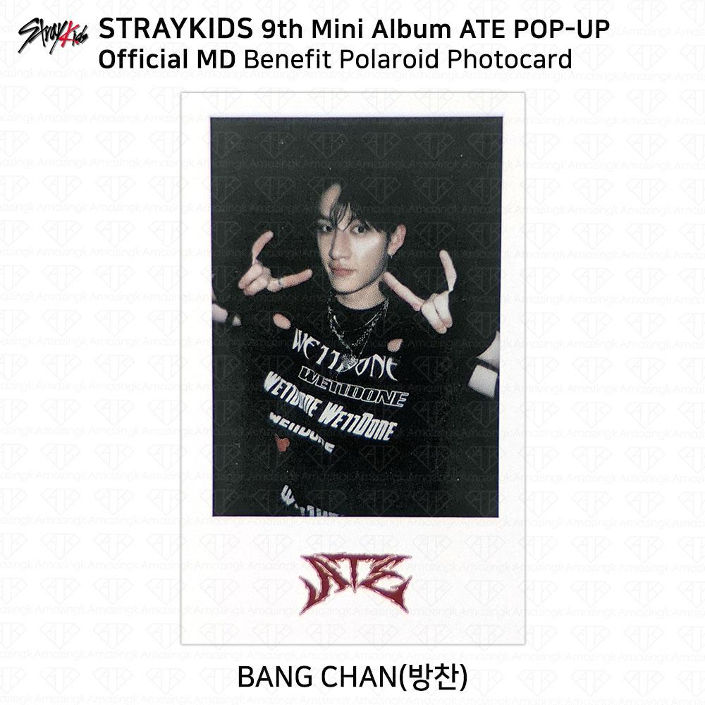 Stray Kids 9th Mini Album ATE POP-UP MD Benefit Polaroid Photocard KPOP K-POP