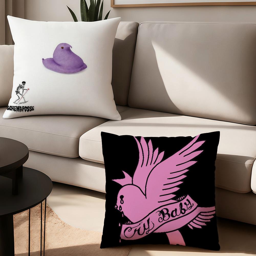 Rapper L-Lil Peep Pillow Case Suitable For Bedrooms Living Rooms Cars Home Decoration