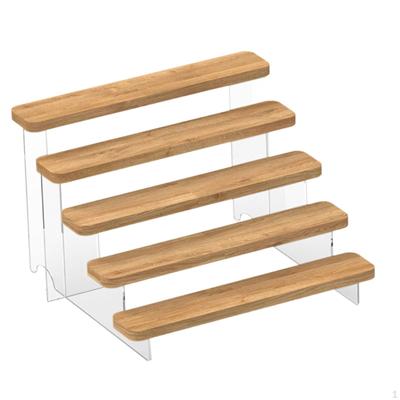 Акриловый дисплей Riser Clear Product Stand Подставка для ювелирных изделий для коллекционирования косметики