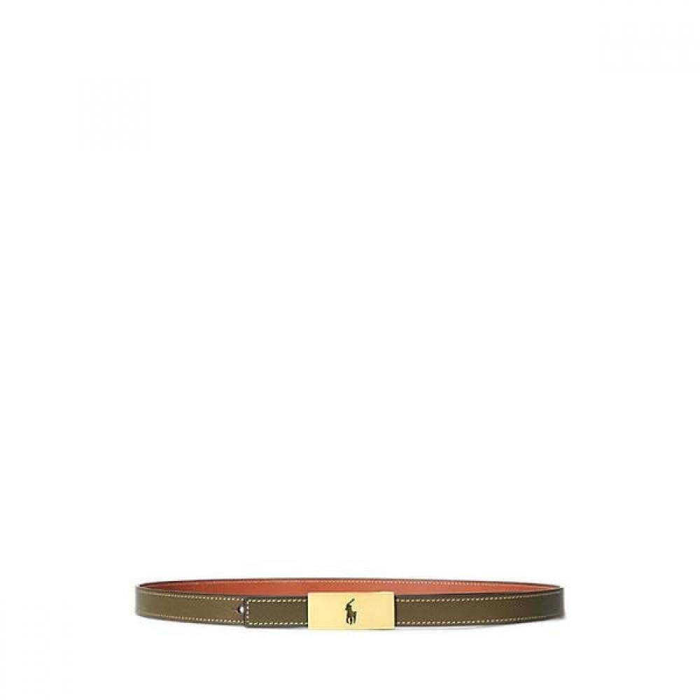 Polo Ralph Lauren Женский двусторонний кожаный ремень из кожи вачетты Wapoblt09m20101999