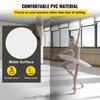 Dance Floor, 6.6x23ft Dance Floor Roll, 0.06in Thick PVC Vinyl Dance Floor, Black/White Reversible Portable Dance Floor, Non-Slip Dance Flooring,