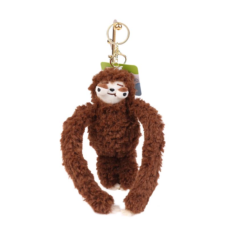 Креативная плюшевая игрушка в виде ленивца из мультфильма, кукла-обезьянка, брелок, милая школьная сумка, подвеска, держатель для ключей от машины, подарки для пары