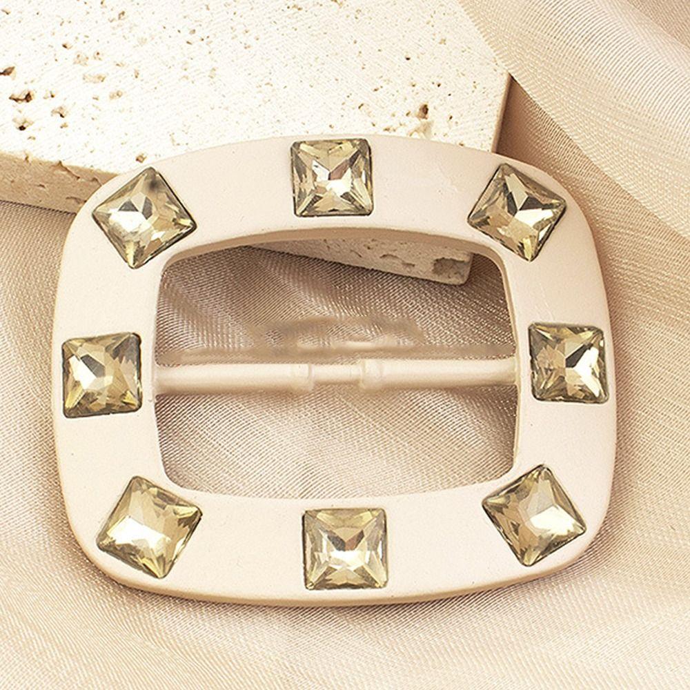 Waist Buckle Scarf Ring Corner Knotted Buttons Coat Adjustment Button Scarf Buckle Belt Button