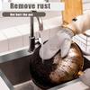 Rust Removal Cleaning Gloves Kitchen Insulation Gloves Steel Wire Dishwashing Cleaning Cloth Waterproof Pot Cleaning Gloves