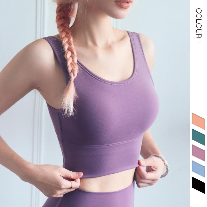 Женский красивый бюстгальтер для йоги на спине, антибликовый, амортизирующий, собирающий спортивный бюстгальтер