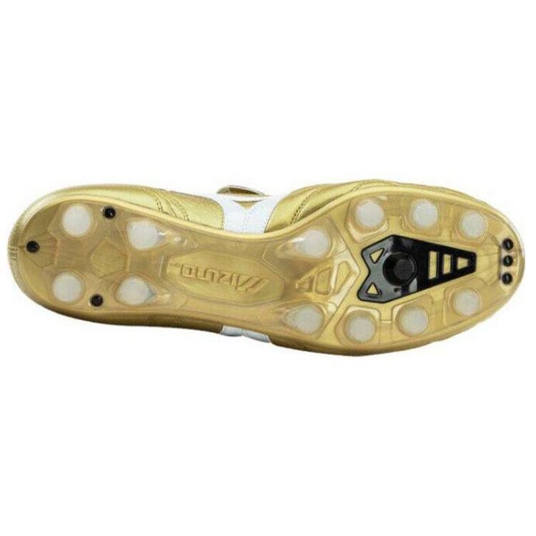 Mizuno Morelia UL Japan Champion Золотые мужские кроссовки белые P1GA211150