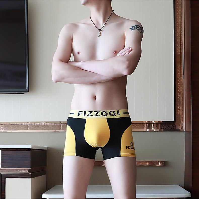 Мужское нижнее белье Хлопковые боксеры Мужские четырехсторонние трусы Мужские дышащие шорты