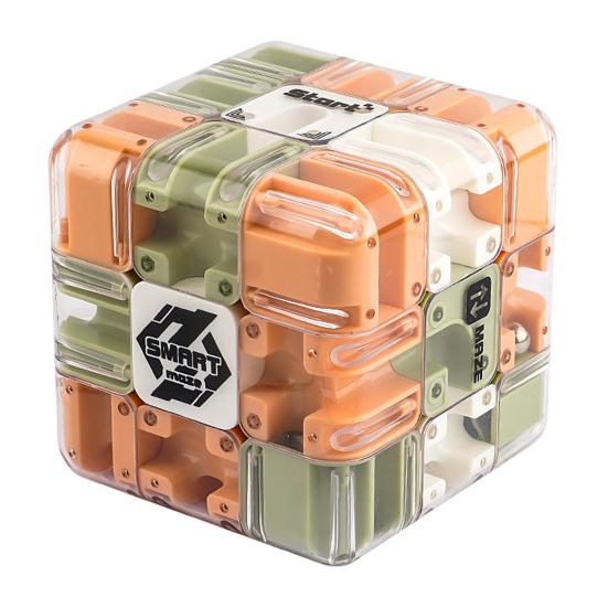 1/2 шт. Развивающая 3D-головоломка Лабиринт Куб Малыши Головоломка Лабиринт с перекатывающимся шариком Куб Детский