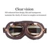 Retro Motorcycle Goggles Glasses Vintage Helmet Moto Pilot Classic Fog-proof Goggles for ATV Copper Motocross Glasses Eyewear