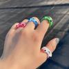 Colorful Acrylic Frog Chick Ring