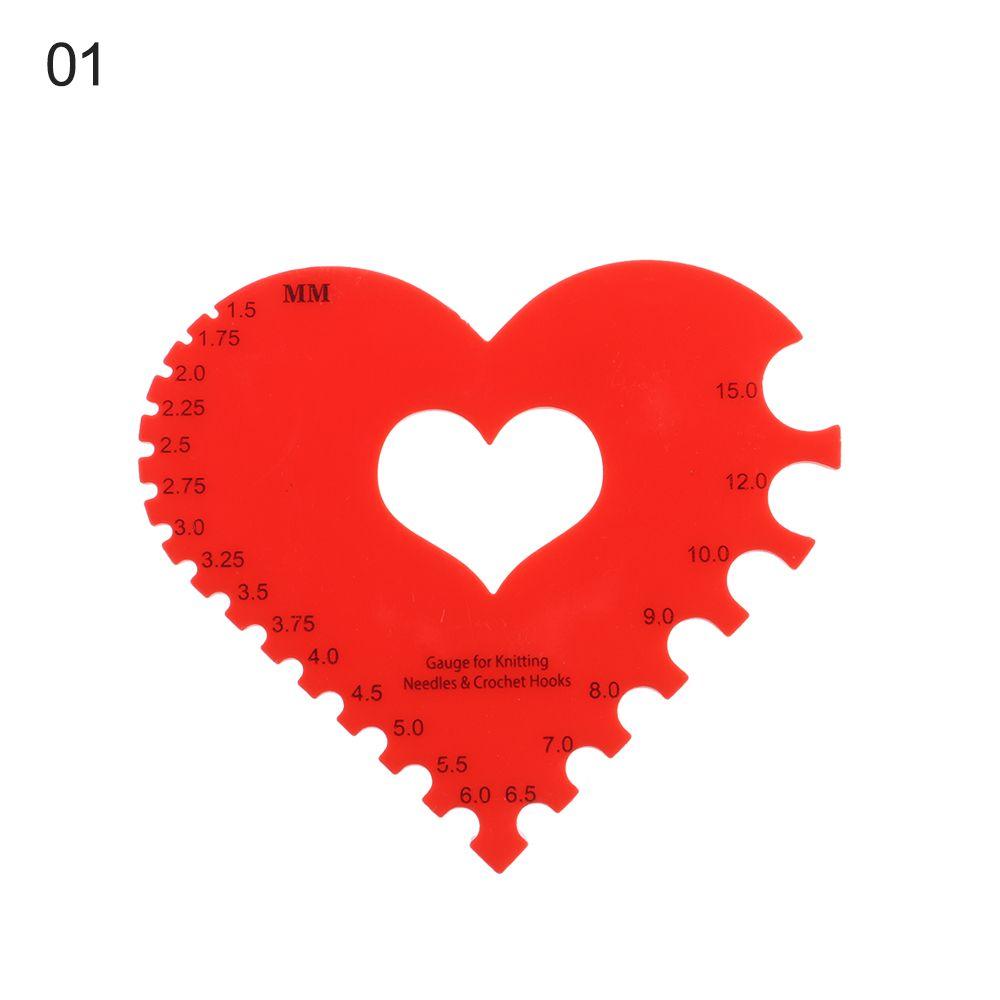 Practical Sheep Head With Cutting Head Gauge Ruler For Knitting Needles Crochet Hooks Ruler Tool