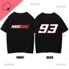 Cool Red Ant From Marquez Logo T-Shirts Men Women Marquez Motorcycle Racing Game 93  Short Sleeve Adult Clothing