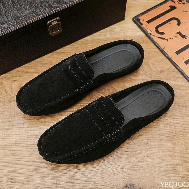 Fashion Summer New Casual Single Shoes with Soft Soles Fashionable Comfortable for Walking Not Tiring Simple Versatile Men's Flat Shoes