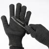 1 Pair Black Steel Wire Metal Mesh Gloves Anti Cutting Gloves Wear Resistant Work Gloves Security Protection Accessories Tool