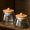 Transparent Airtight Glass Containers Moisture Proof Tea Storage Jar  Coffee Bean Seasoning