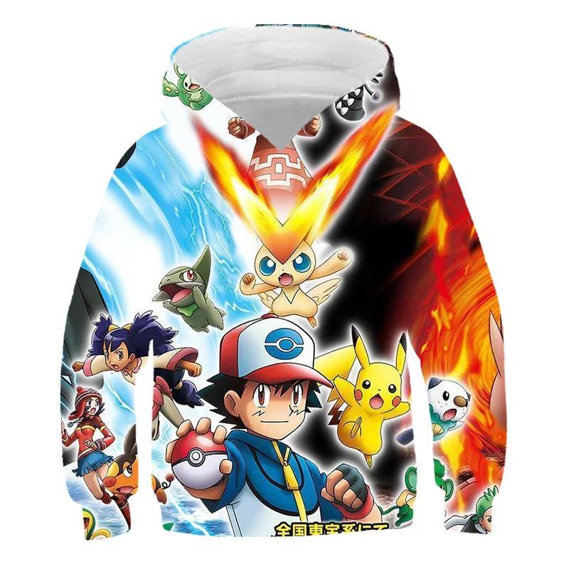 Fall/Winter 2022 Kids Cartoon Hoodie Sweatshirt Long Sleeve Kids Clothes Boys Girls Cool Tops 4-14 Years Old Streetwear