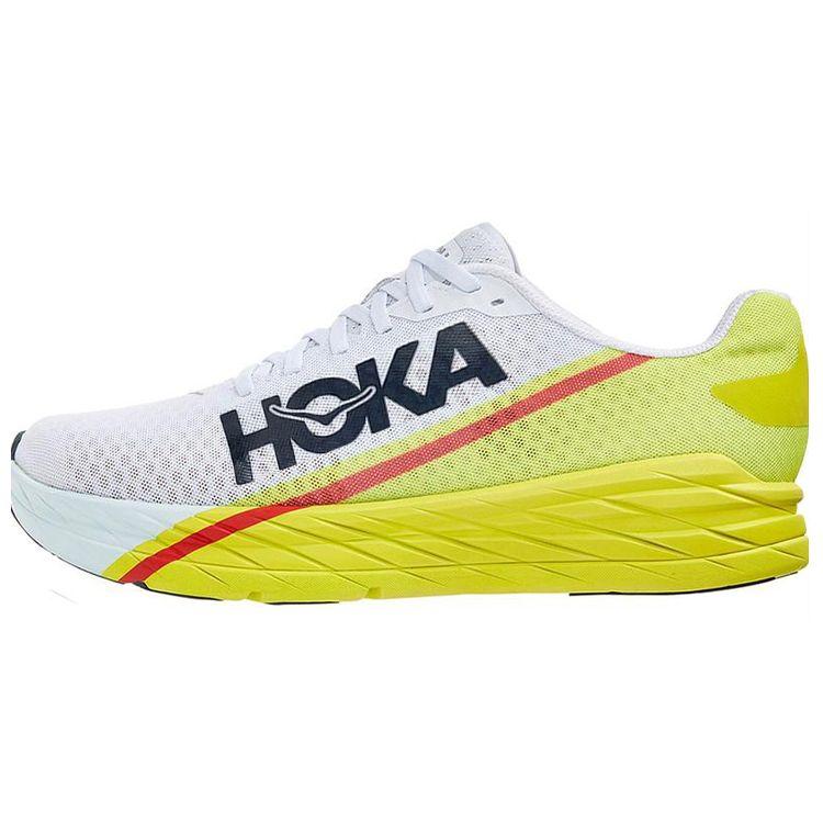 HOKA One One Rocket X White Evening Primrose (All Gender) Unisex Sneakers 1113532-WEPR