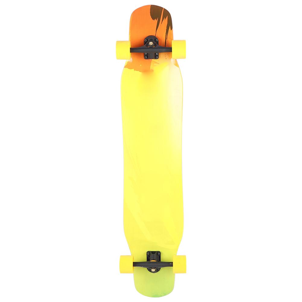 46in Stylish Skate Dancing Board Anti-Skid Portable Longboard ing for Teenager Adults