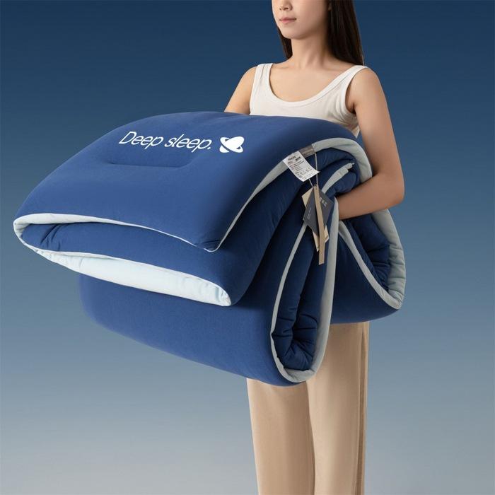 Одеяло с контролем температуры Atour Temperature Control Quilt Pro 3.0: Всесезонное вязаное хлопковое одеяло для глубокого сна