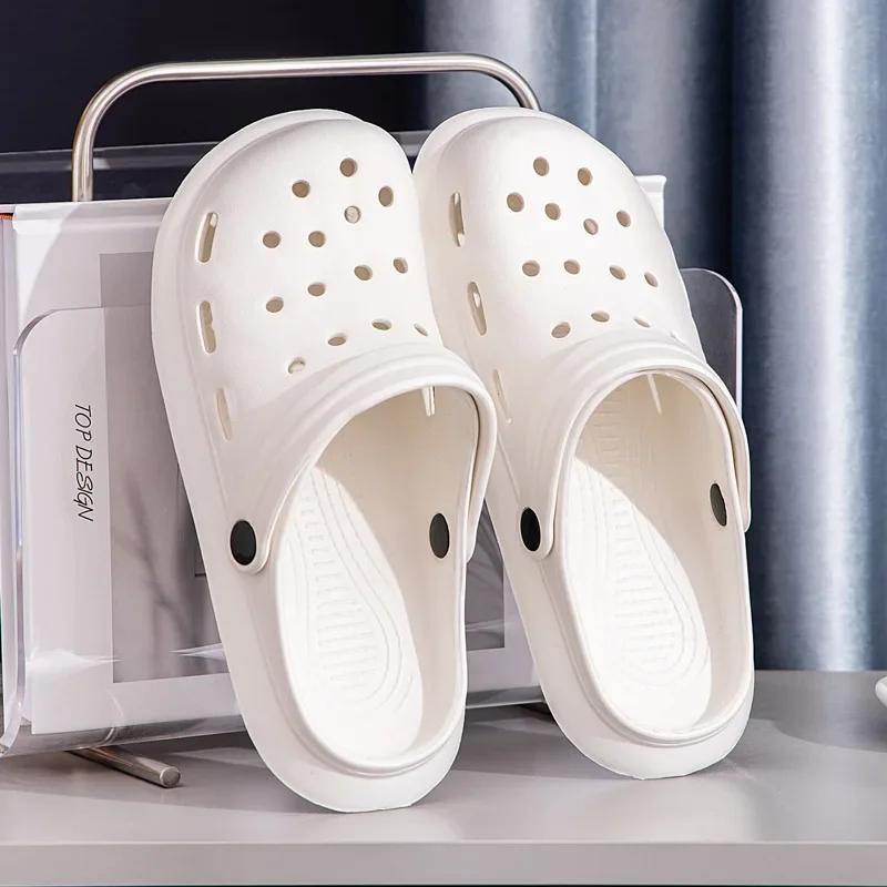 Летняя утолщенная садовая обувь для мужчин и женщин, обувь для дрифта, пляжная обувь, сабо, сандалии на платформе