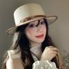 Плоские поля соломенная плетеная шляпа с широкими полями женская солнцезащитная шляпа ретро ковбойская кепка с плоским верхом для походов