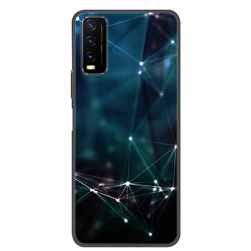 Чехол для Vivo Y20 Мраморный Мягкий Силиконовый Задний Чехол для Vivo Y20S Y20 S Y 20i Чехол для Телефона для Vivo V2027 Y20i Coque Funda Сумка