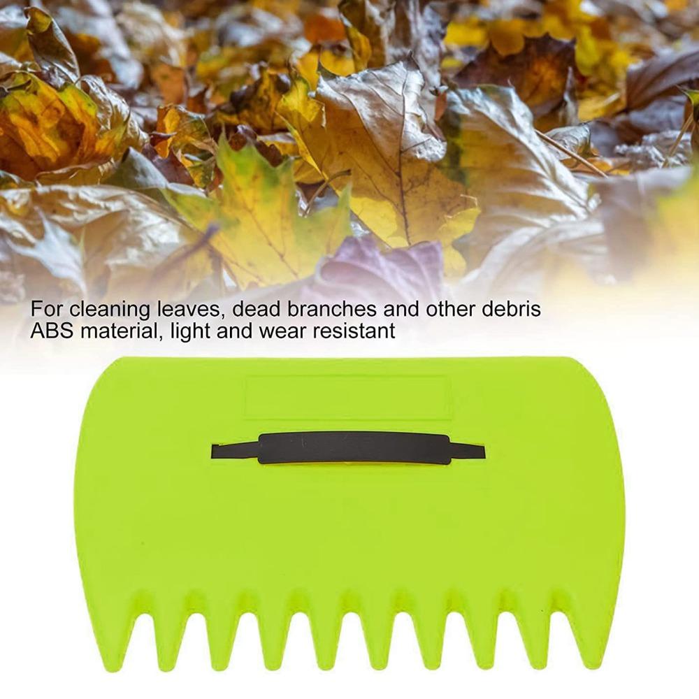 2PCS Handheld Design Leaf Grabber Set Plastic Material Hand Rake Claws Lawn Cleanup