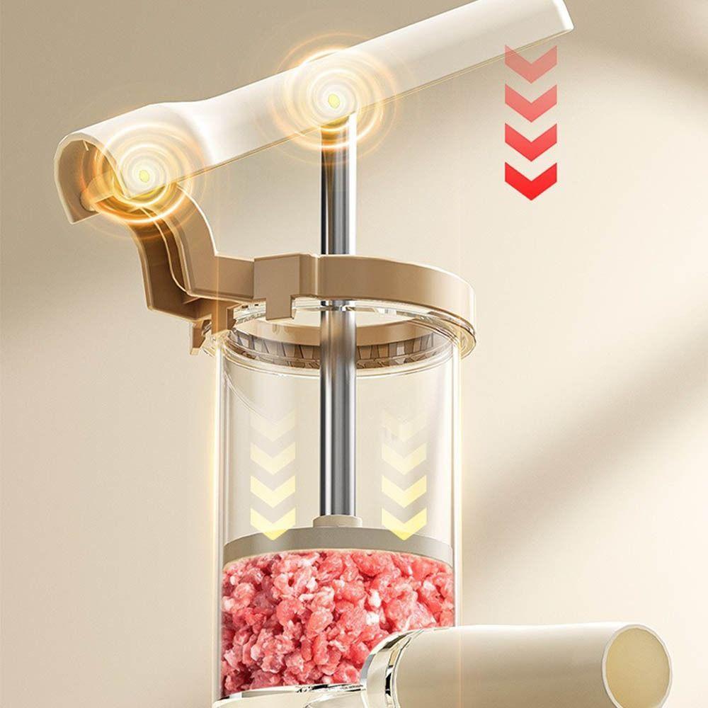 Домашняя ручная колбасная набивка Сверхмощная быстрая машина для наполнения мясом Энтузиасты колбас