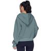 Fall Winter Hoodie Hooded Half Zipper Pocket Long Sleeves Loose Thick Pure Color