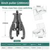 Gear Puller 3/4/6/8 Inch 3 Jaw 2 Jaw Reversible Pulley Remover Tool Bearing Flywheel Removal Kit Heavy Duty Professional Grade