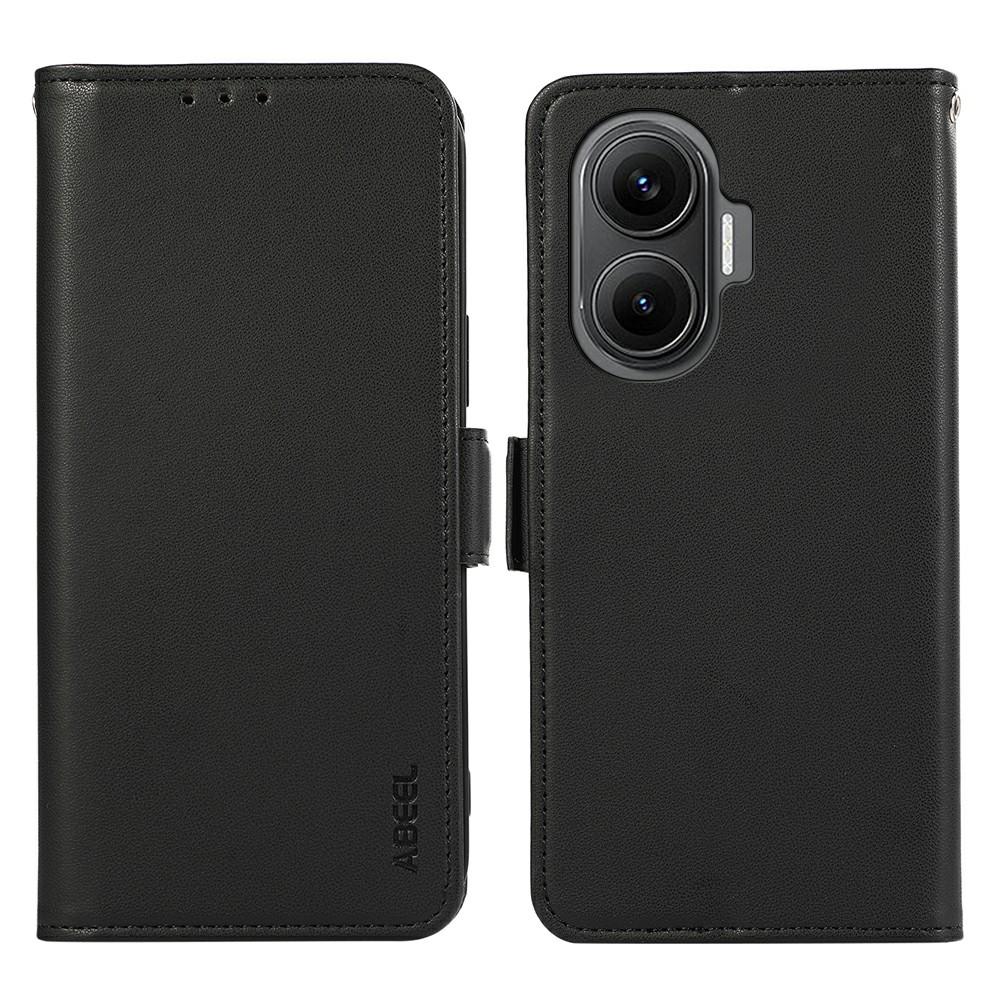 ABEEL Чехол для Xiaomi Redmi Turbo 4 Pro 5G/Poco F7 5G Кожаный чехол для телефона с кошельком и RFID-блокировкой