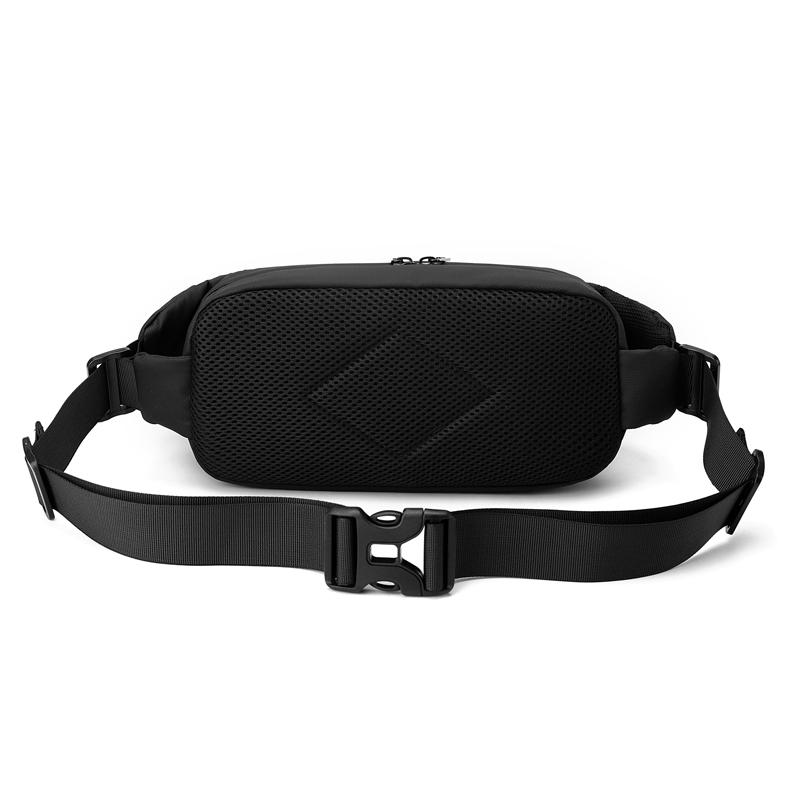 Мужская нагрудная сумка, большая вместимость, поясная сумка, многофункциональная сумка через плечо с магнитной застежкой