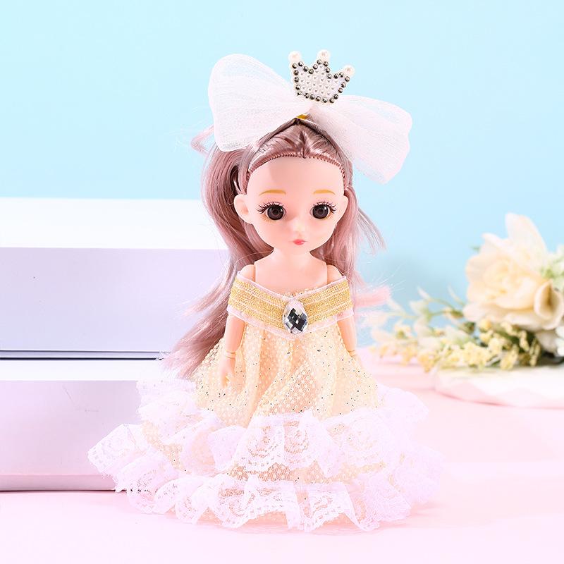 17см Многосуставная Кукла Барби для переодевания Ручная игрушка для девочки