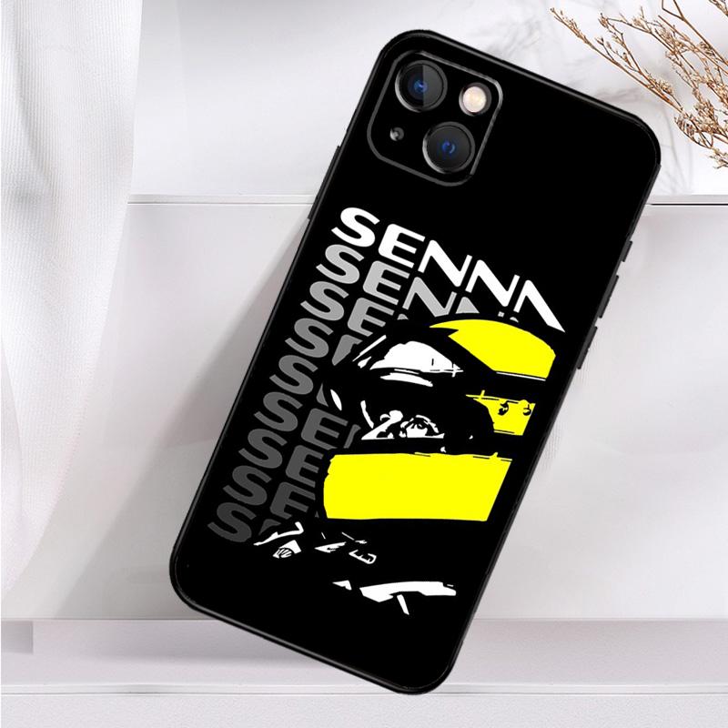 Чехол для телефона Ayrton Senna F1 Racing для iPhone 14 13 12 11 16 15 Pro Max Plus Mini 7 8 X XR XS Max, мягкий чехол