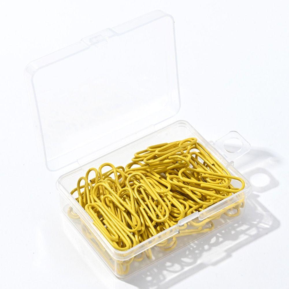 50PCS Zinc Zinc Alloy Bookmark Clip Creative Binder Clamps Mini Metal Paper Clips  School