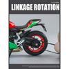 1/12 Ducati 1199 Panigale Собранная версия Модель мотоцикла Игрушечная коллекция транспортных средств Амортизатор Внедорожный автомобиль Игрушка