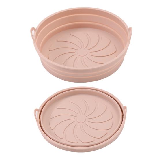 Силиконовый противень для фритюрницы, многоразовый противень для выпечки, антипригарные вкладыши для корзин, термостойкие аксессуары для духовки для здоровой готовки